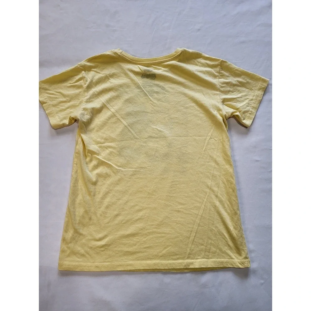 Naruto Nyaruto Kids Yellow Graphic T-Shirt Anime Cat Characters Size L 10/12